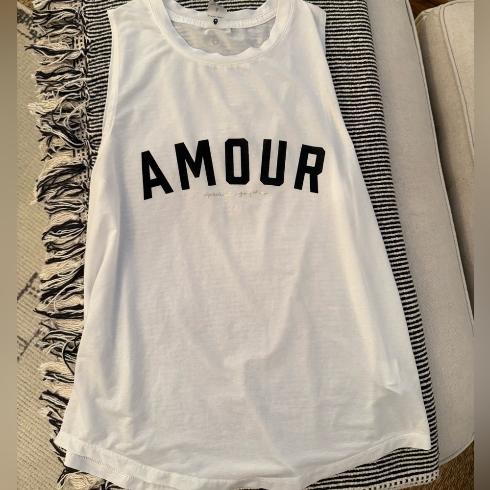 Spiritual Gangster White 'Amour' Tank Top